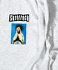 SK8ER ROCK Old Photo Sweat Wide Pants ((White Melange))