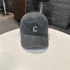 Washed Cotton Baseball Cap Letter C Embroided For Unisex Couples Casual Outdoor Sunshade Sun Hat Face Small Caps For Men Hats