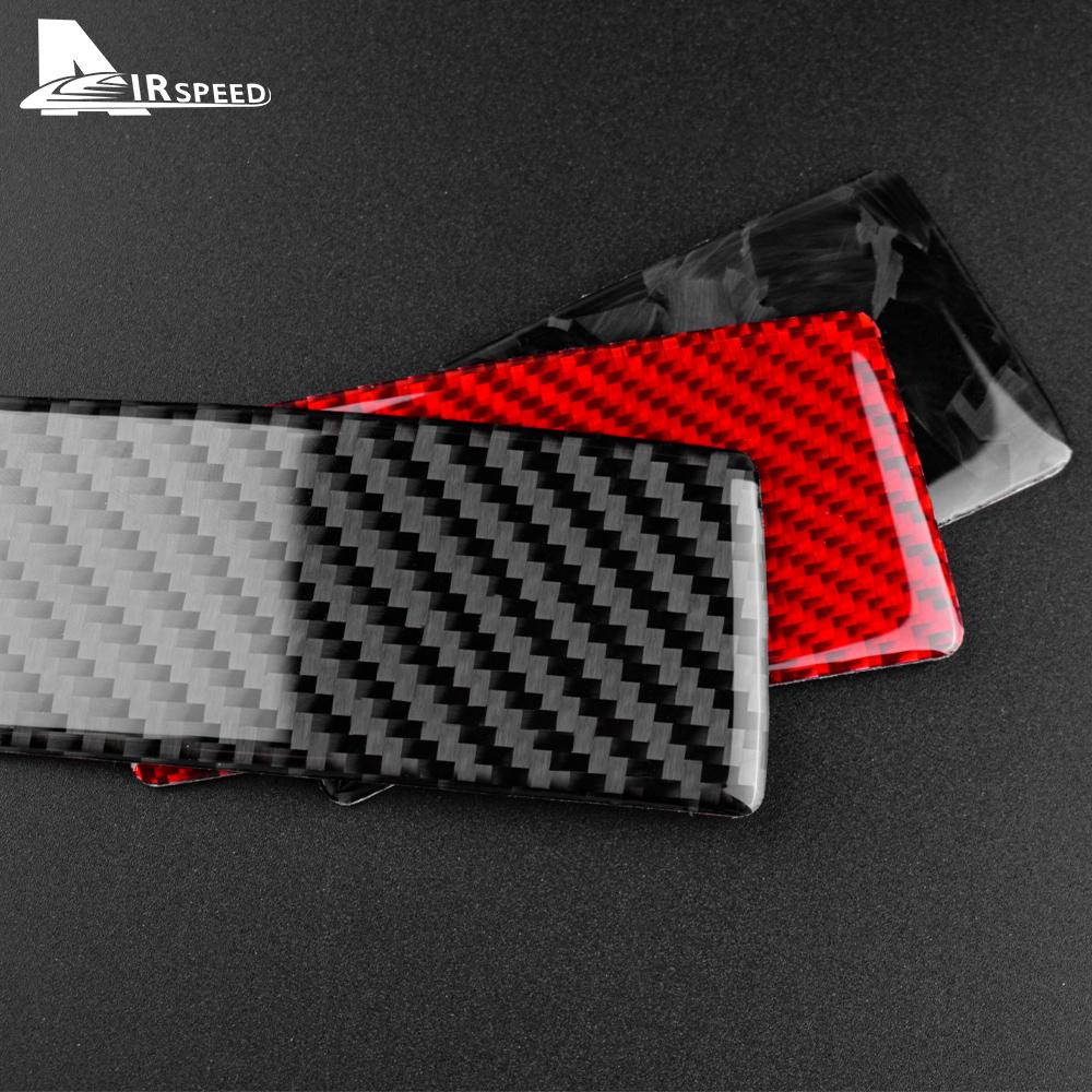 Real Soft Carbon Fiber For Mazda 3 2010 2011 2012 2013 Co-pilot Dashboard Holder Trim Interior Cover Sticker Car Accessories