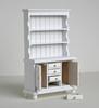 starPG Dollhouse Miniature Wooden Furniture Cabinet White Scale 1/12