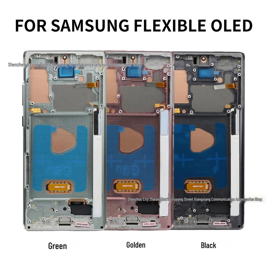 Samsung Note20 N9810 OLED Screen Assembly with Frame and Integrated Touch Display