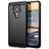 Pro Kryt Nokia 5.3 Pouzdro Pro Nokia 5.3 Měkký TPU Nárazník Karbonové Vlákno Pouzdro na Telefon Pro Nokia XR20 2.4 3.4 5.4 6.2 7.2 8.3 5.3 Fundas