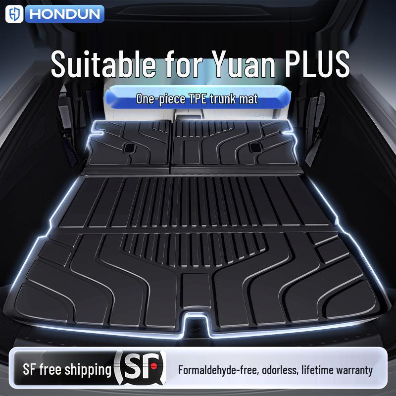 BYD Yuan PLUS TPE25 Integrated Trunk Mat - Car Accessory