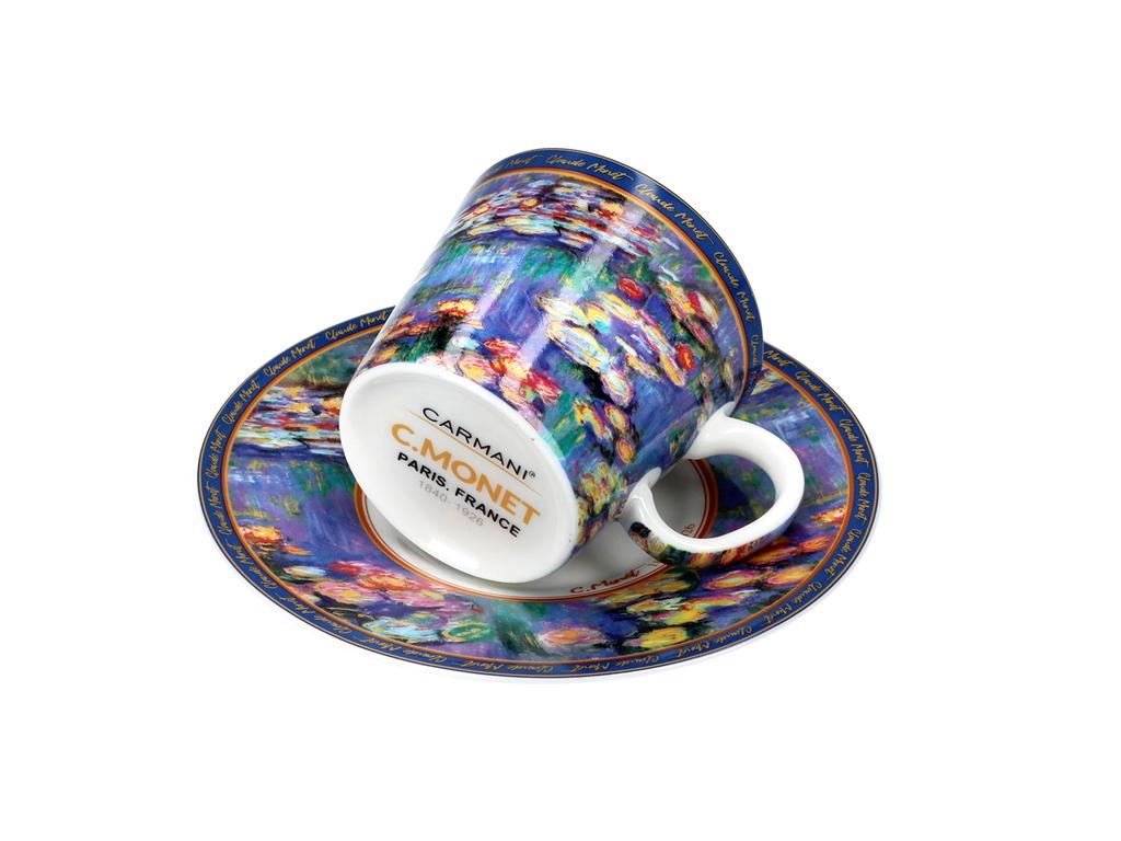 Filiżanka Espresso Ze Spodkiem Claude Monet Lilie Wodne Malarstwo Dar
