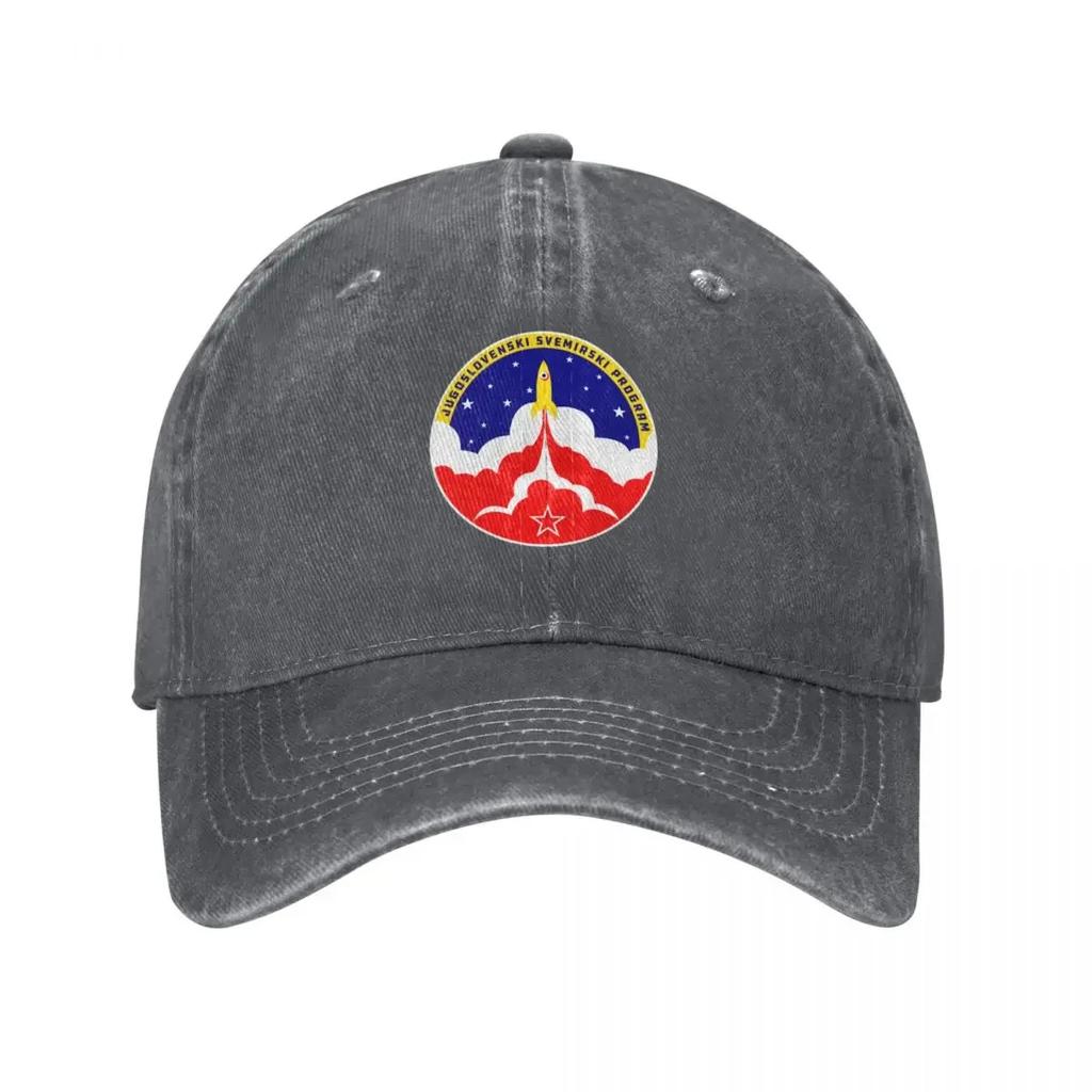 Jugoslovenski Svemirski Program Yugoslav Space Race Baseball Cap Unisex hat birthday Thermal Visor Unisexs Tennis Womens