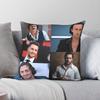 Aaron Taylor-Johnson Actor Square Pillowcase Polyester Linen Velvet Creative Decor Throw Pillow Case Sofa Seater Cushion Cover