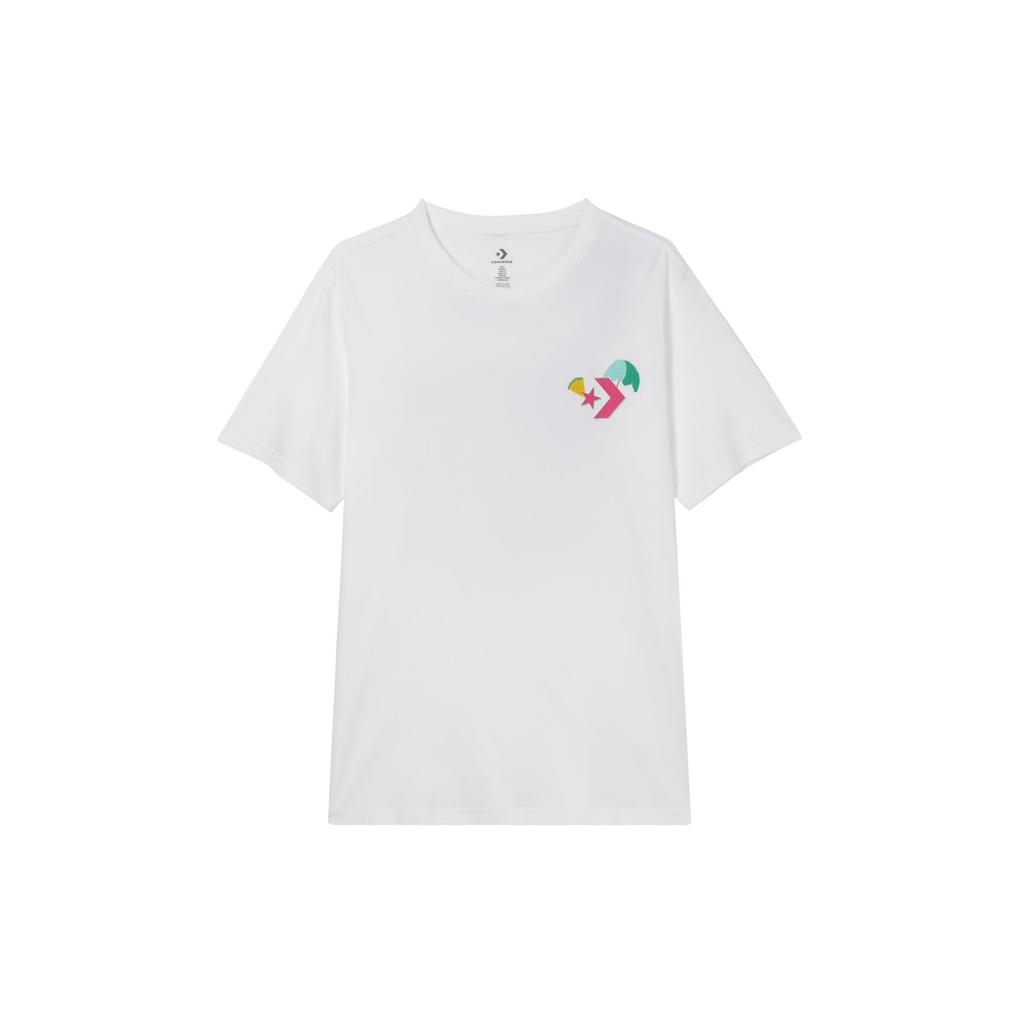 Converse Tropical Drink T Shirt Men's White 10024749-A02