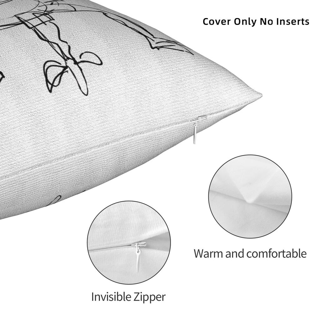 P-Project Hail Mary Pillow Cover Retro Trendy Pillow Case For Sofa Couch Bed Living Room Custom Pillowcases Birthday Gift