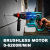 PATUOPRO 26MM Brushless Cordless Rotary Hammer Drill Electric Hammer Impact Drill Rechargeable Power Tool Fit Makita 18V Battery