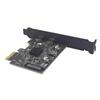 USB 3.2 Gen 2 Dual Type-C Expansion Card with ASMedia ASM3142, 10Gbps