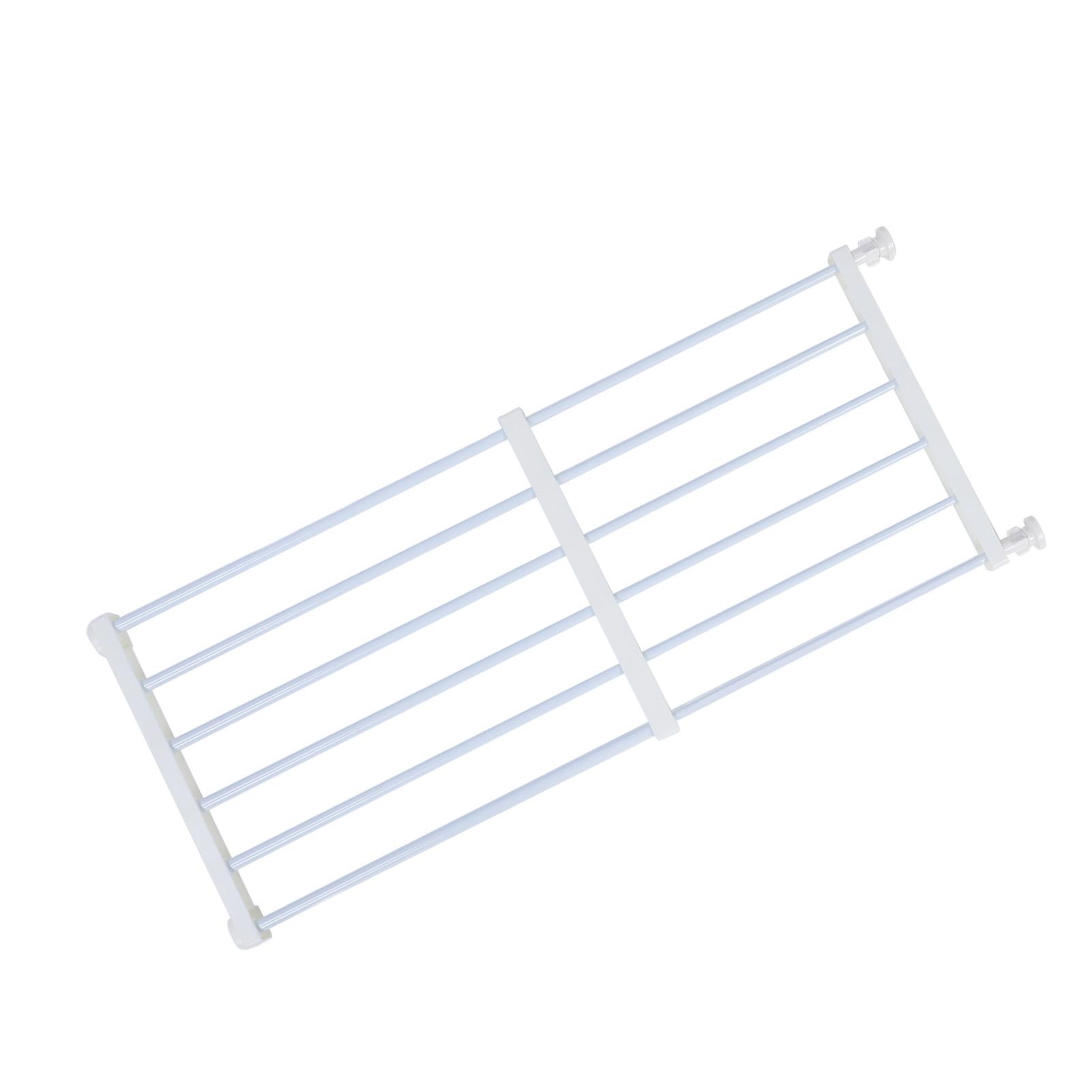 

Short Dog Gate Expandable Versatile Easy Installation Step Over Pet Gate for Indoor Doorway Stair Window Kitchen
