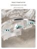 Wall-Mounted Suction Cup Toothbrush & Toothpaste Holder Set with Tooth Squeezer and Cup for Family Bathrooms