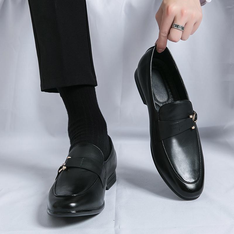 Oxfords clássicos masculinos negócios apartamentos sapatos de couro casuais condução mocassins sapatos de casamento estilo italiano mocassins