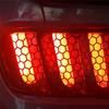 Honeycomb Car Sticker Cut-out Hollow Auto Lamp Film Grid Side Shield Headlamp Taillight Decals Wrap 48*30cm