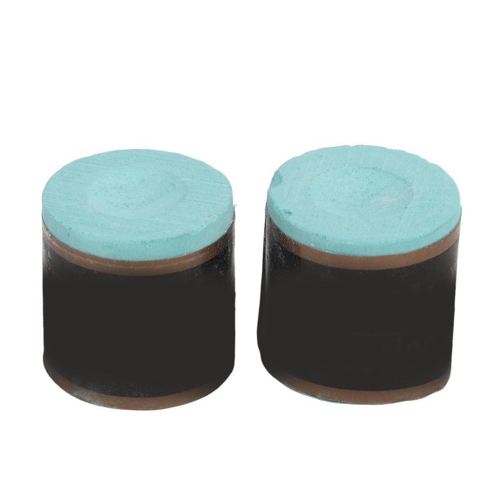2pcs Pool Cue Billiard Chalk Billiard Cue Chalk Billiard Accessories Cylinder Strong Adhesion Light