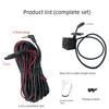 Suitable for the Rear Camera Waterproof Lens of the Tie Jiangjun R203/R600 Driving Recorder