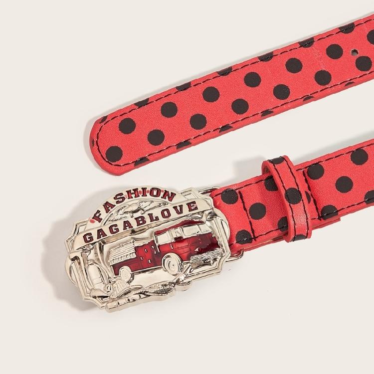 Fashion PU Belt for Woman Waist Decors Pants Belt Simple Dotted Belt Jeans Pants Decorative Belt Multiuse Waiststrap
