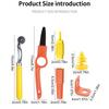 DIY Cardboard Tools Set For Kids Professional Cardboard Splicing Screw Tool Set With Cutter&Tool Box For Familv&Team Activitie