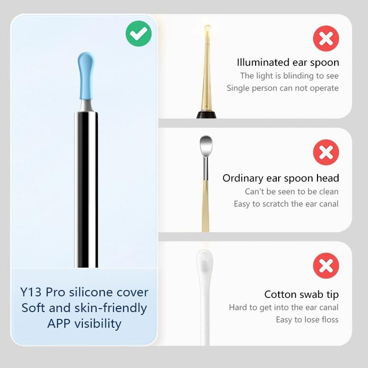 Ear Wax Removal Tool Camera 9999W HD Camera 6 LED Lights Ear Cleaner with Camera Endoscope Ear Cleaning kit for Adult and Child