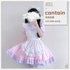 Japanese black and white cos cafe maid costume cosplay anime costume lolita lolita dress