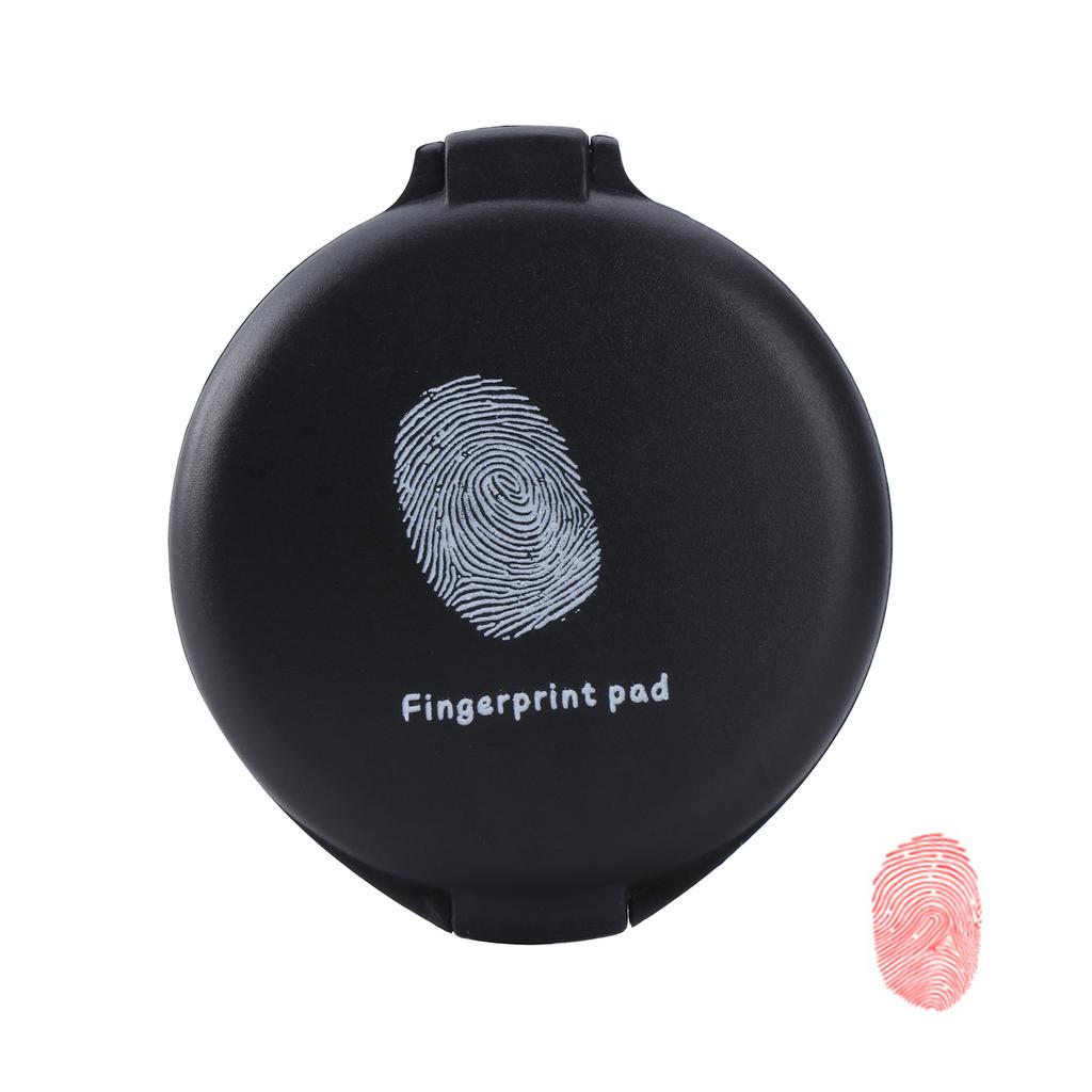 Fingerprint Ink Pad Fingerprint Pad Thumb Print Ink Pad Quick Dry Ink Pad Notary Supplies for Identification Security