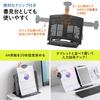 Sanwa Direct Laptop Angle Fits up to Stand/Data Holder, 6-Level Adjustment, 15.6-inch Laptops, 200-DH006BK