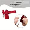 1Pc Model Equidistant Scribing Ruler Isometric Parallel Line Ruler Contour Creation Tool Positioning Scale Auxiliary Ruler Tools