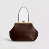 Borsa da sera irregolare di lusso Marca Design a conchiglia Raffinata borsa a tracolla da donna Grande capacità Borsa a mano clutch con fibbia tinta unita