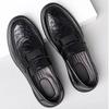 New Trendy Shoes Summer Men Bean Shoes Real Cowhide Shoes British Leather Shoes Soft Soles Versatile Shoes Men Shoes
