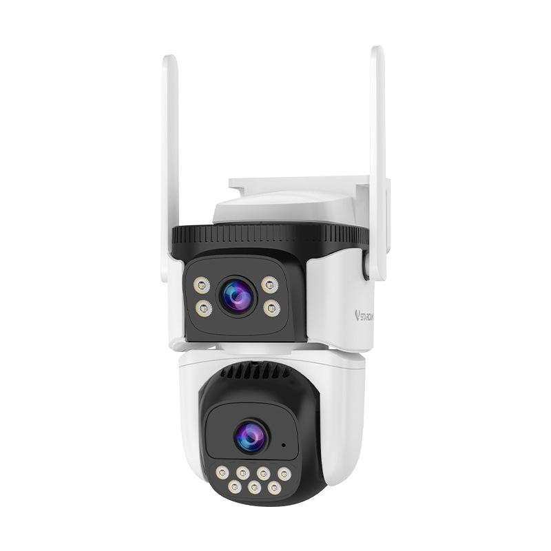 Outdoor 360° Multi-Lens Camera with Triple-Screen Monitoring