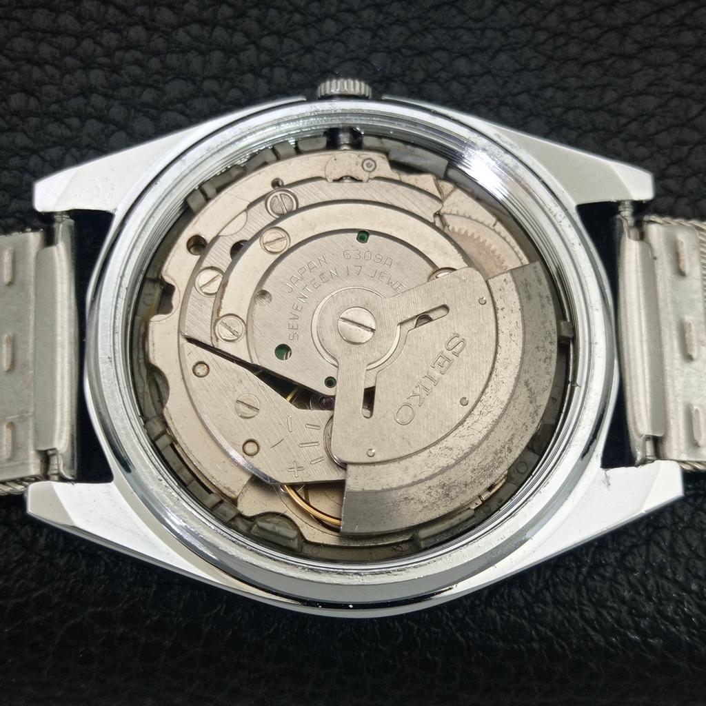 VINTAGE REFURBISHED SEIKO 5 AUTOMATIC 6309A JAPAN MENS GOLDEN WATCH a442148-1