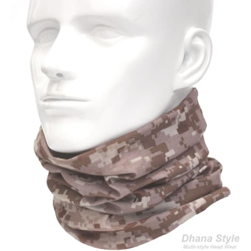 Camouflage Face Mask, Army Balaclava, Camouflage Bandana, Military Tactical Headwear for Airsoft, Cycling, BMX, Motorcycles, and Outdoor Activities -