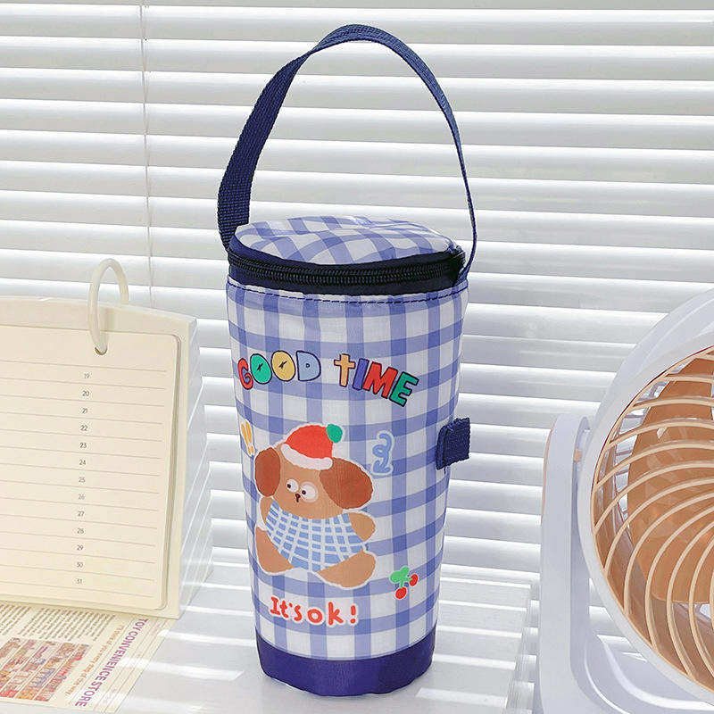 1Pc Portable Milk Tea Tote Bag Heat Preservation Bag Eco-friendly Handbag Carrying Insulated Cup Cover Tumbler Cup Accessories