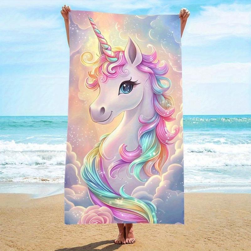 Underwater Dolphin Coral Starfish Print Beach Towel Microfiber Quick Dry Absorbent Soft Towel For Ocean Lovers Summer Beach Pool