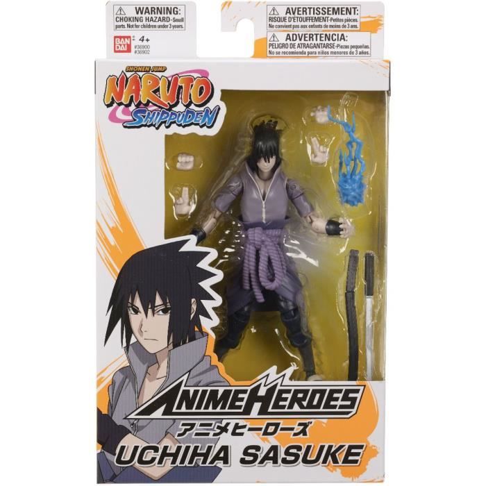 Anime Heroes Figurine 17 Cm - Sasuke Uchiha - BANDAI Naruto Shippuden