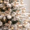 Acrylic Animal Pendant 2D Goat Christmas Ornament Farm Car Rearview Mirror Ornament Charm Auto Interior Hanging for Tree Home Window Decor