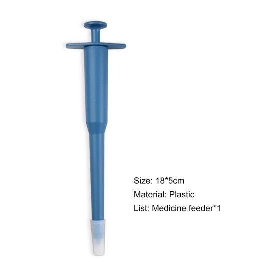 Haustier-Medizin-Spritze, integrierter Pillenwerfer, multifunktionaler Wasser-Medizin-Push-Spender, Welpen-Futterspender, Heimtierbedarf