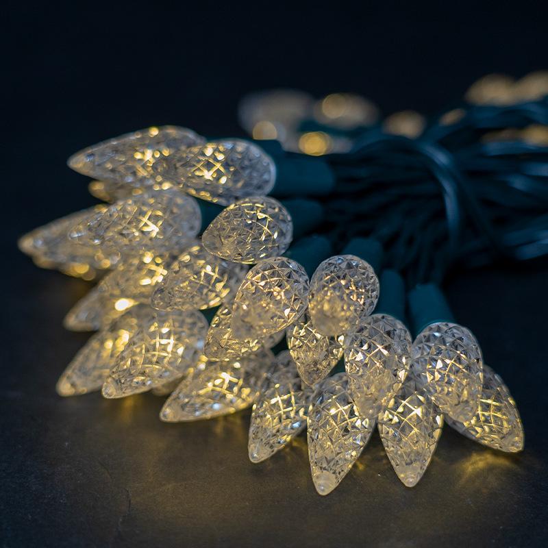 

Гирлянда из клубничных лампочек, рождественские украшения, гирлянда для елки, спальня, детская комната, садовая вечеринка, атмосфера вечеринки