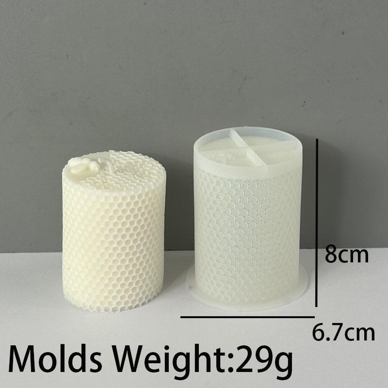 DIY Creativity Honeycomb Silicone Candle Mold 3D Beehive Scented Candle Soap Molds Plaster Resin Baking Mould Home Art Decor