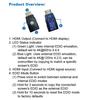 THWT HDMI 4K EDID Emulator supports SCDC and EDID copying and HDCP preset EDID for and Black 2.1 (Model 4K-EWB), emulation, pass-through (not