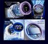 High-Speed Turbo Rechargeable Wall-Mounted/Desktop Fan for Kitchen & Outdoor Use