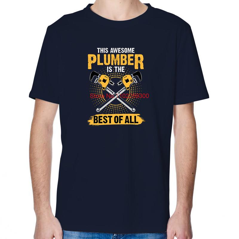 Plumber Gas Pipe Pipefitter Graphic T Shirts Fashion Summer Tees Tops Cotton New Shirts And TShirts Unisex Round Neck TShirt