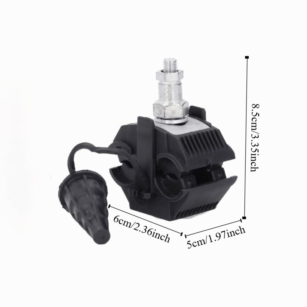 2PCS JJC-6 Cable Connector Non Peeling 1KV Rated Insulation Piercing Connector Insulated Multi Cable Connector