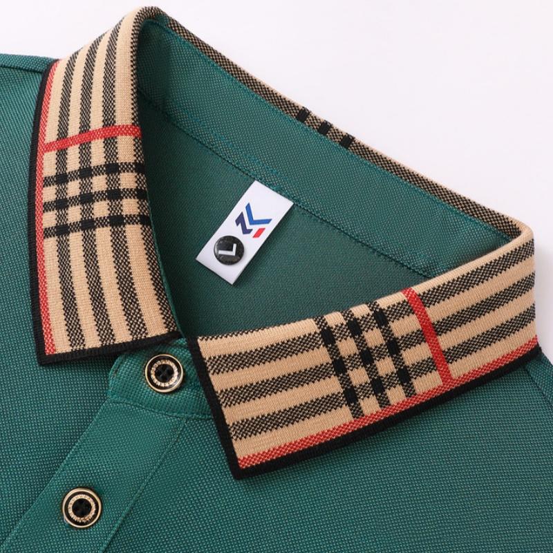 Summer Men's Short-sleeved Polo Shirt Business Casual Light Luxury Lapel T-shirt Breathable Casual Versatile Top