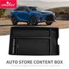 for Lexus RX 2025 2025 ABS Armrest Storage Box Center Console Organizer Tray Car Interior Accessories Stowing Tidying BLACK