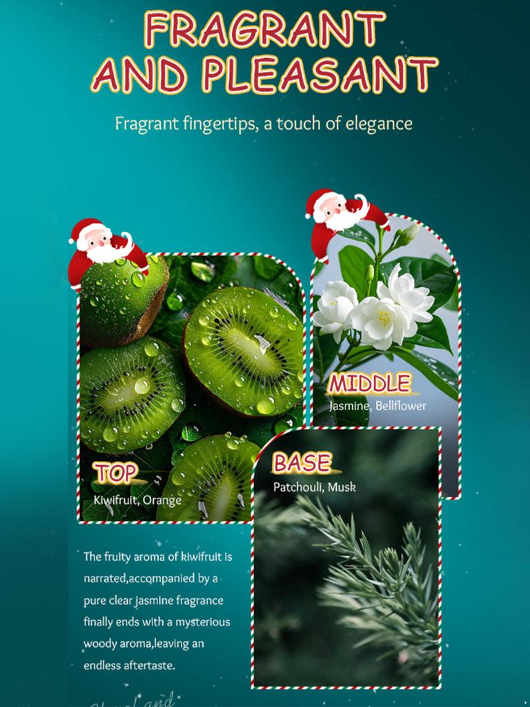 Vánoční sváteční dárková sada krémů na ruce 20 ks cestovních velikostí vonící hydratační mléko pro péči o suché popraskané ruce