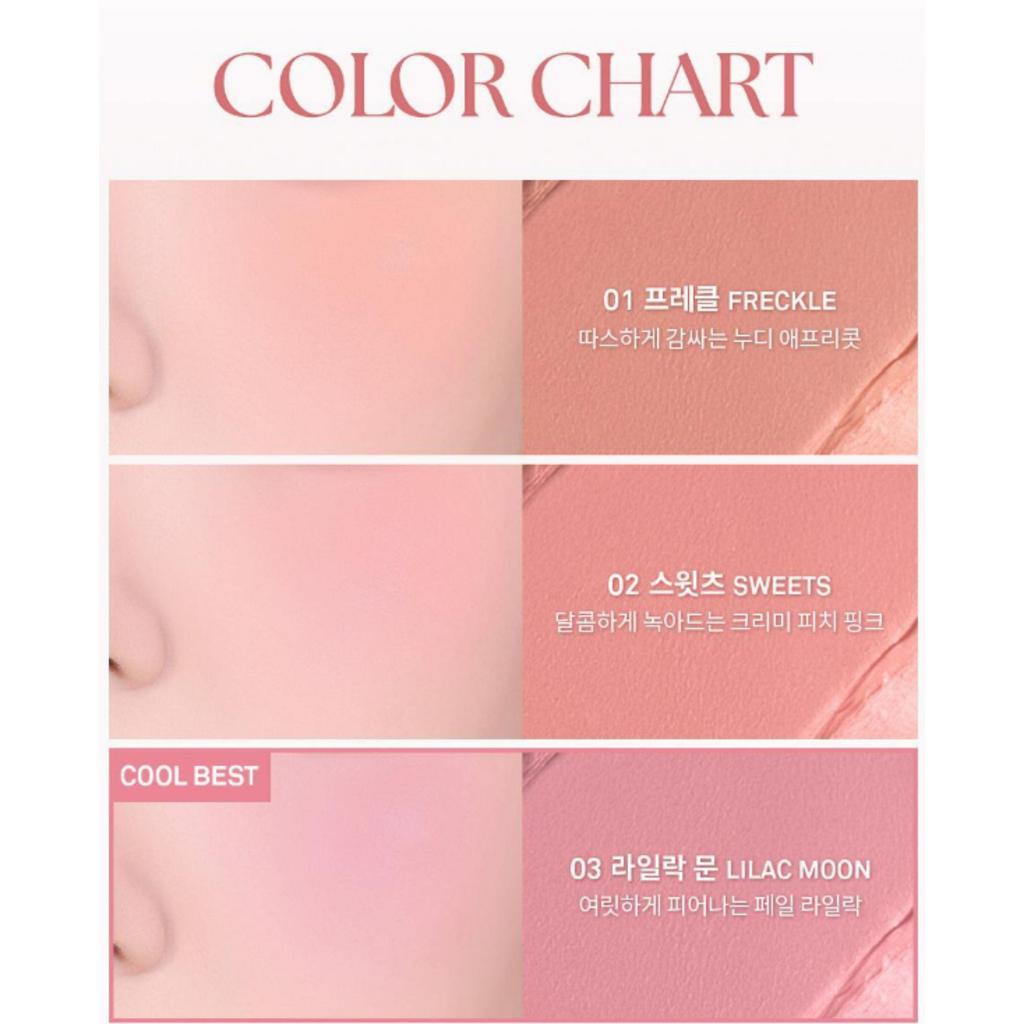 hince Half Moon Cheek 3g 7 colors