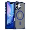 For IPhone17 Phone Case Anti-collision Stripes for Apple 15 Magnetic Skin-feel Matte Protective Case