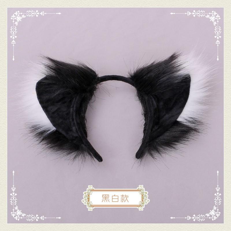 Fluffy Fox Ear Headband Halloween Party Costume Cosplay Accessory Womens Sweet Cartoon Hairband