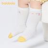 Balabala Baby Socks Unisex  Summer New Mesh Baby Socks for Boys and Girls Cute Mid-Calf Length Anti-chill Pack of Two Pairs